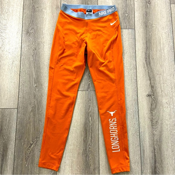 Nike Pro Texas LongHorns Women’s Leggings Size Large - Picture 1 of 4